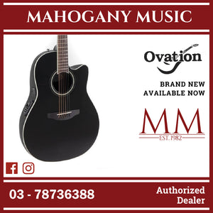 Ovation CS24-5-G E-Acoustic Guitar Celebrity CS Standard Mid Cutaway Black