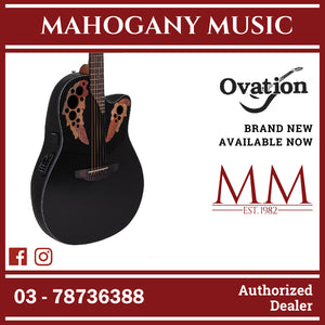 Ovation CE44-5-G E-Acoustic Guitar Celebrity Elite Mid Cutaway Black