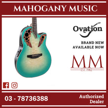 Ovation CE44X-9B-G E-Acoustic Guitar Celebrity Elite Plus Mid Cutaway Mintburst