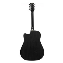 Ibanez PF16MWCE-WK Performance Series Acoustic Electric Guitar, Weathered Black Open Pore