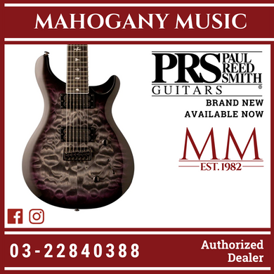 PRS SE Mark Holcomb SVN 7-String Electric Guitar, Ebony FB, Holcomb Burst