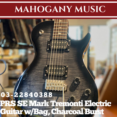 PRS SE Mark Tremonti Electric Guitar w/Bag, Charcoal Burst