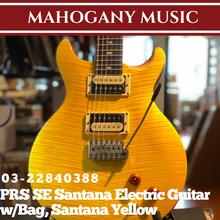 PRS SE Santana Electric Guitar w/Bag, Santana Yellow