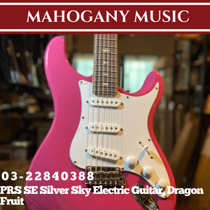 PRS SE Silver Sky Electric Guitar, Dragon Fruit
