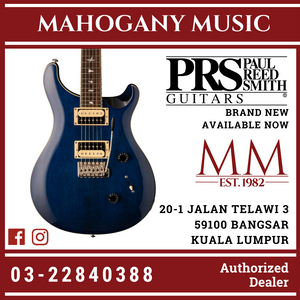 PRS SE Standard 24 Electric Guitar w/Bag, Translucent Blue
