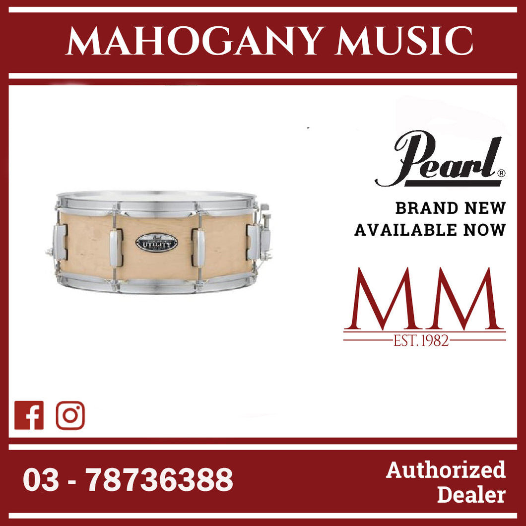 Pearl 14X5.5 Modern Utility Snare Drum, Matte Natural
