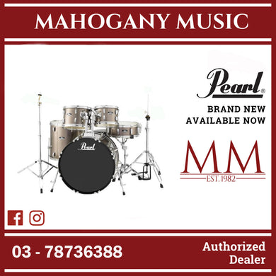 Pearl RS525SB/C-31 Roadshow 5-Pieces Drum Set, Cymbals NOT included, Bronze Metallic