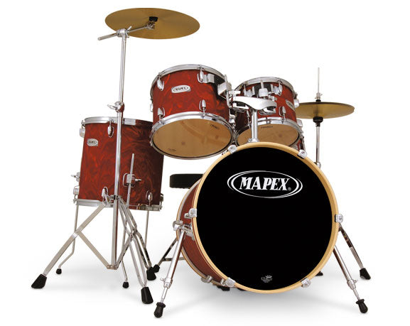 Mapex QR Series 5PC Drumset Crimson Swirl