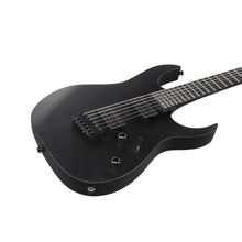 Ibanez RGRTBB21-BKF Baritone Electric Guitar, Black Flat