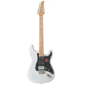 Raku Stratocaster Elegance Series RST-NPARHII-TWH White Electric Guitar