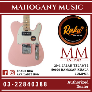 Raku Telecaster Elegance Series RTL-PRIP90-SP Pink Electric Guitar
