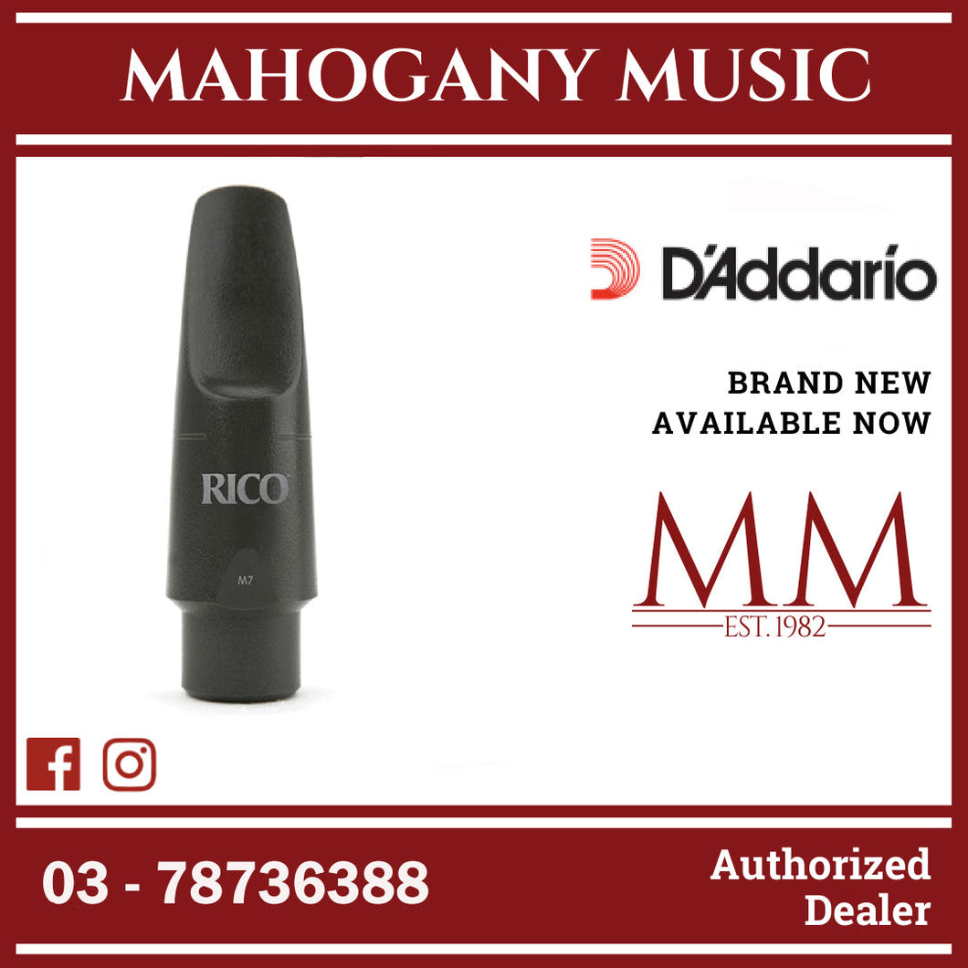Rico by D’Addario MIM-7 Metalite Soprano Saxophone Mouthpieces, Medium Chamber, M7