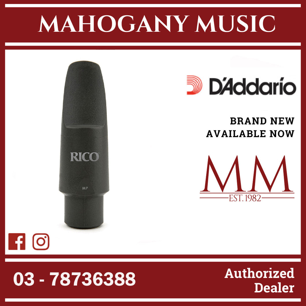 Rico by D’Addario MKM-7 Metalite Tenor Saxophone Mouthpiece, Medium Chamber, M7