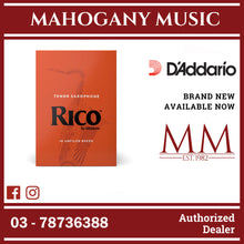 Rico by D’Addario RKA1035 Tenor Saxophone Reeds, Strength 3.5, 10-Pack
