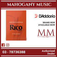 Rico by D’Addario RLA1035 Baritone Saxophone Reeds, Strength 3.5, 10-Pack