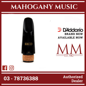 Rico by D'Addario RRGMPCBCLA3 Graftonite Bb Clarinet Mouthpieces, Large Chamber, A3