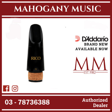 Rico by D'Addario RRGMPCBCLB3 Graftonite Bb Clarinet Mouthpieces, Medium Chamber, B3