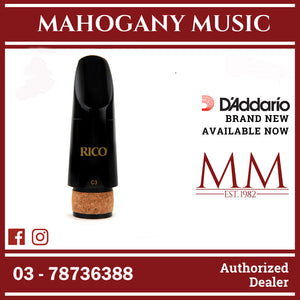 Rico by D'Addario RRGMPCBCLC3 Graftonite Bb Clarinet Mouthpieces, Small Chamber, C3