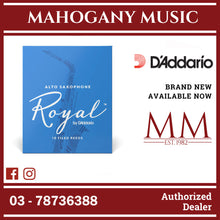Royal by D’Addario RJB1020 Alto Saxophone Reeds, Strength 2.0, 10-Pack