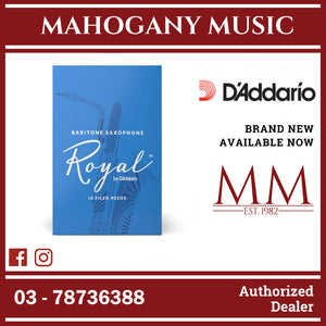 Royal by D’Addario RLB1030 Baritone Saxophone Reeds, Strength 3.0, 10-Pack