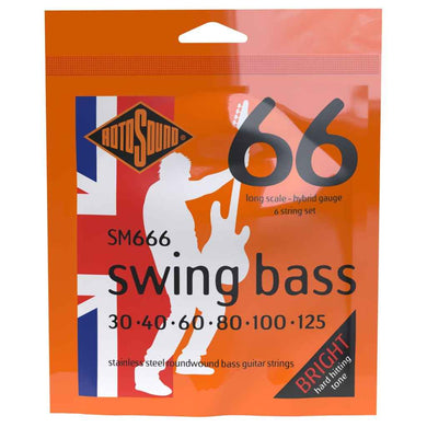 RotoSound SM666 6-Str Bass 30-125 6 String Bass Strings