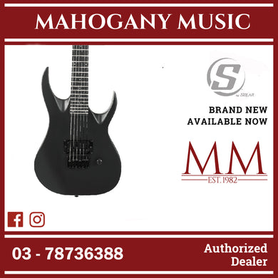 S by Solar AB4.61MC – 3/4 Carbon Black Matte Electric Guitar
