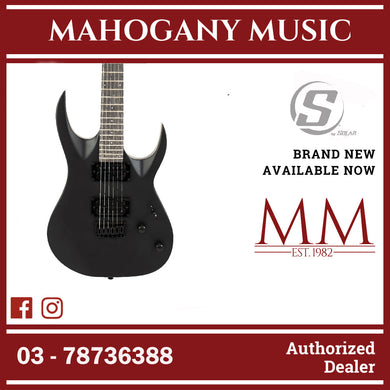 S by Solar AB4.6C Carbon Black Matte Electric Guitar