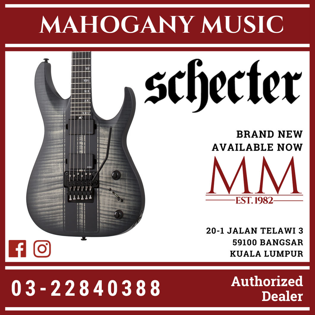 Schecter BANSHEE GT-FR SCB Satin Charcoal Burst Electric Guitar