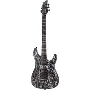 Schecter C-1 FR-S Silver Mountain - Black and Silver [MIK] Electric Guitar