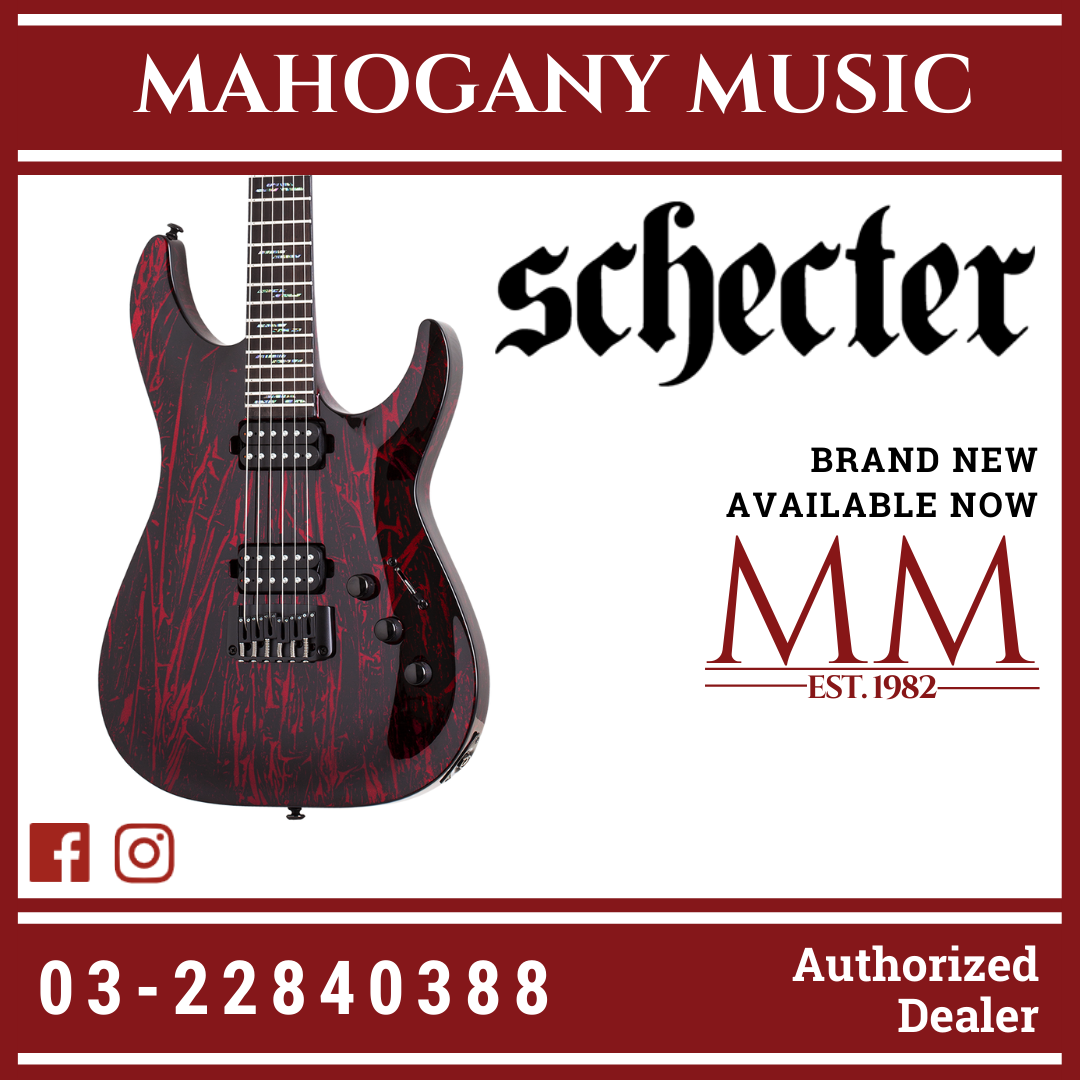Schecter top blood moon