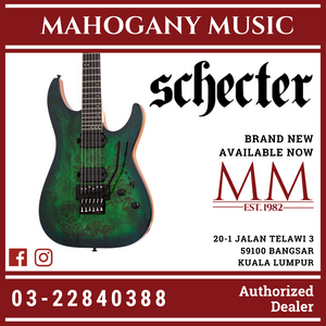 Schecter C-6 Pro FR Electric Guitar - Aqua Burst [MII] Electric Guitar