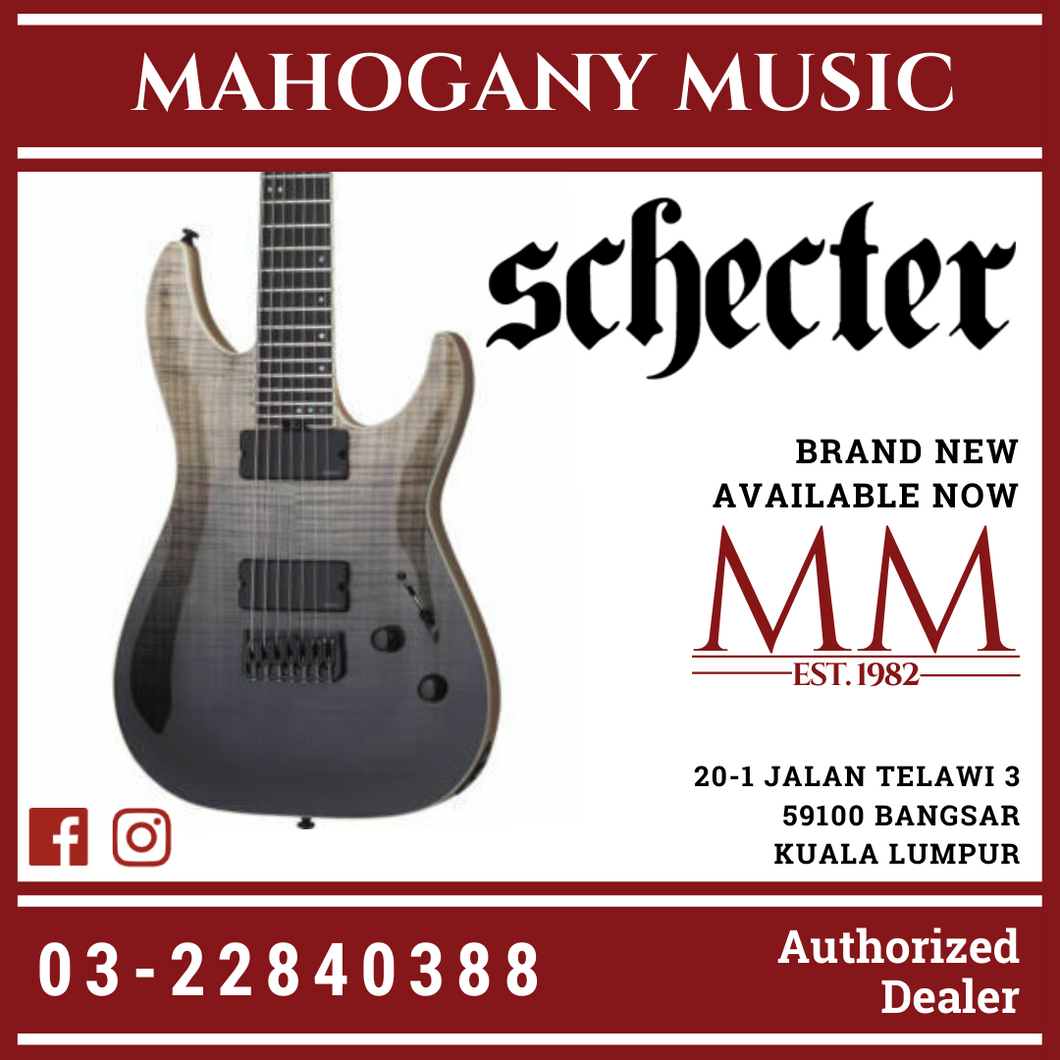 Schecter C-7 SLS Elite - Black Fade Burst