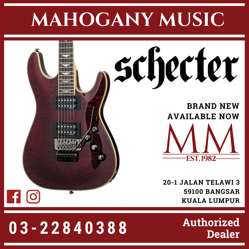 Schecter OMEN EXTREME-6 FR BCH	Black Cherry Electric Guitar