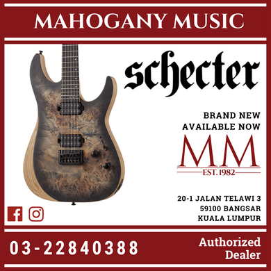 Schecter REAPER-6 SCB Satin Charcoal Burst Electric Guitar