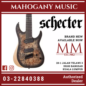 Schecter Reaper-7 Multiscale - Satin Charcoal Burst [MII] Electric Guitar