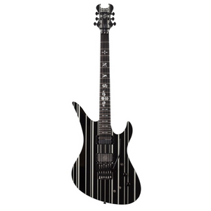 Schecter Synyster Custom - Gloss Black w/Silver Pin Stripes [MIK]