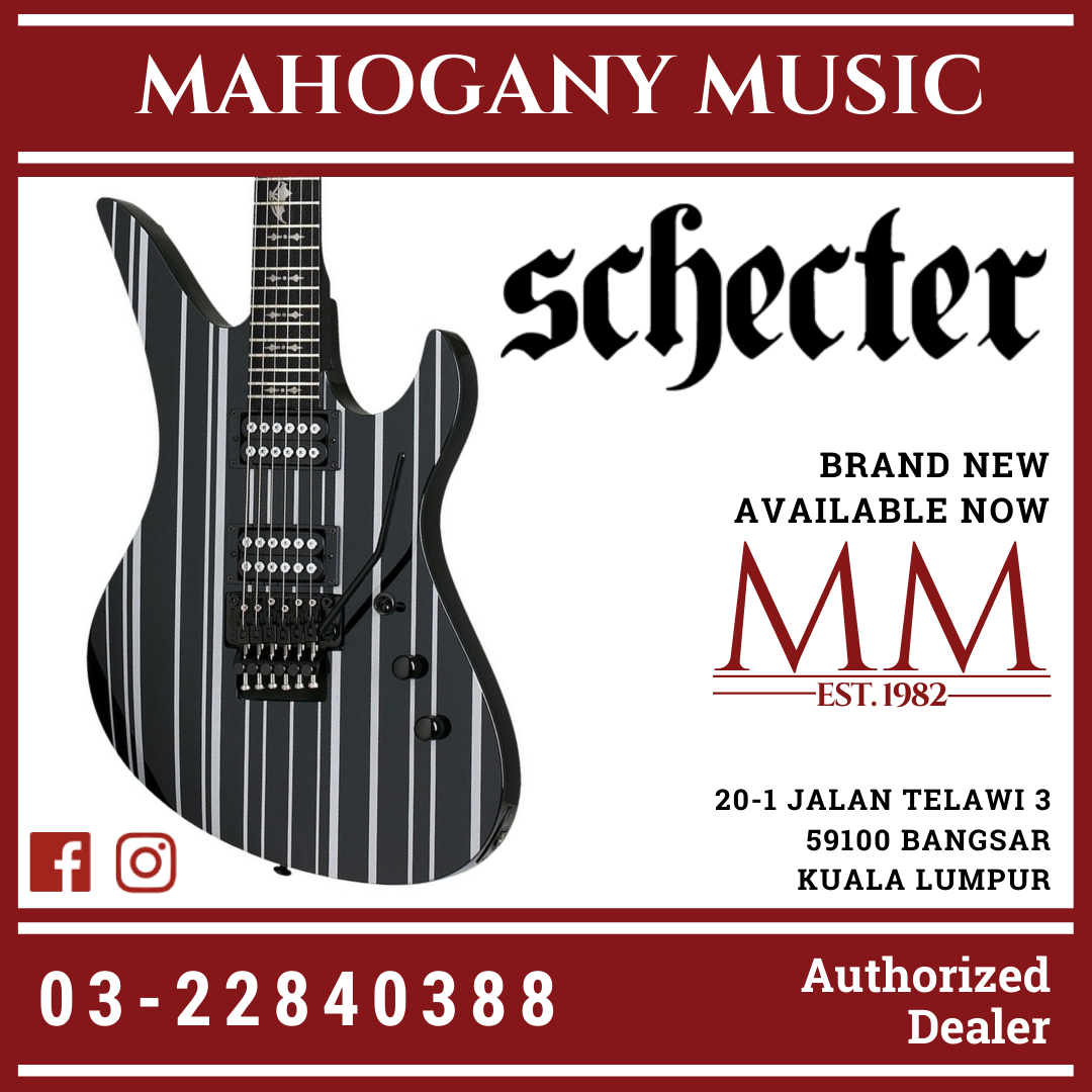 Schecter Synyster Gates Standard - Gloss Black w/Silver Pin