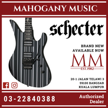 Schecter Synyster Gates Standard - Gloss Black w/Silver Pin Stripes [MII] Electric Guitar