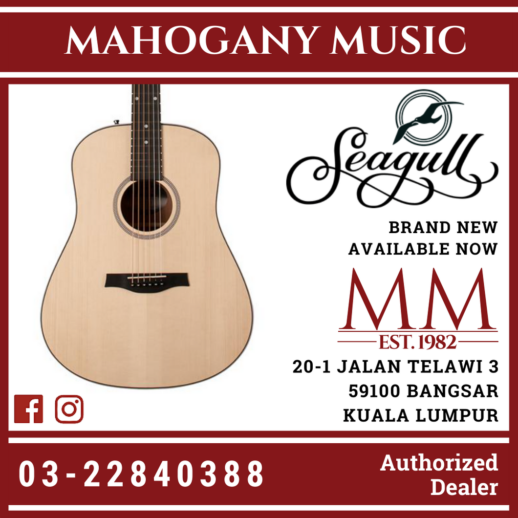 Seagull Maritime Solid Wood Series Semi Gloss Acoustic Guitar 46461