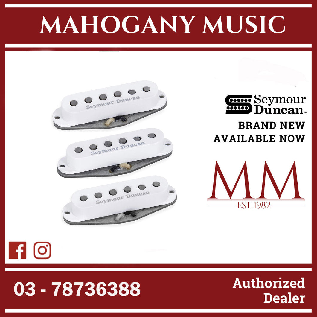 Seymour Duncan 11201-19-W Psychedelic Strat Guitar Pickup Set, White