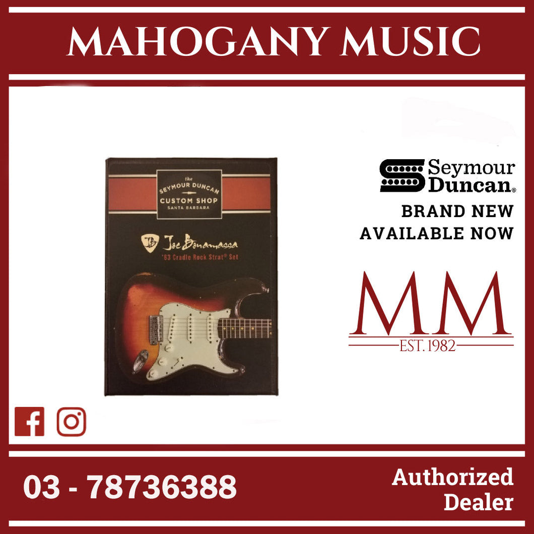 Seymour Duncan 11828-86 Custom Shop Joe Bonamassa Cradle Rock ’63 Strat Pickup Set, Aged