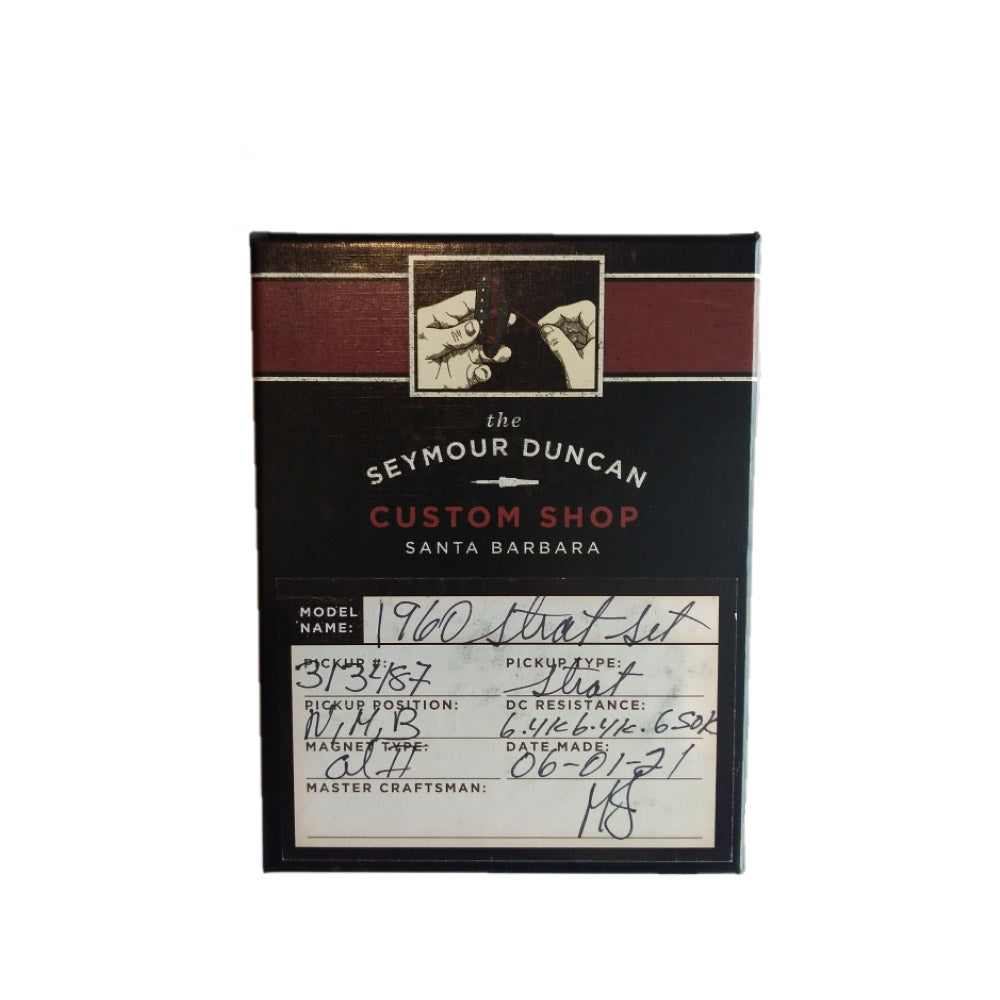 Seymour Duncan Custom Shop 1960 Strat Pickup Set, Aged White