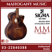 Sigma GMC-15E Aged Natural Acoustic Guitar