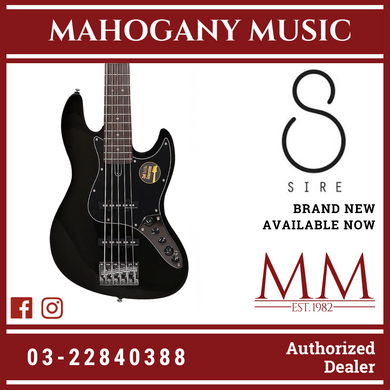 Sire Marcus Miller V3P 5 Strings Bass Guitar Black Satin (2nd Generation)