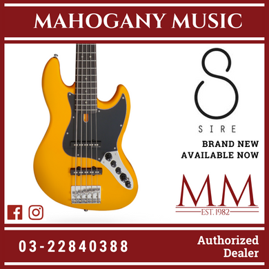 Sire Marcus Miller V3P 5 Strings Bass Guitar Orange (2nd Generation)