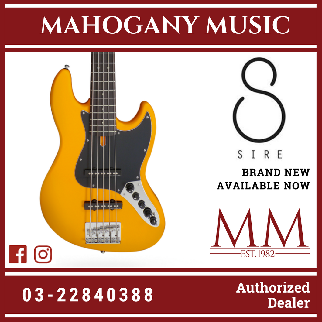 Sire Marcus Miller V3P 5 Strings Bass Guitar Orange (2nd Generation)