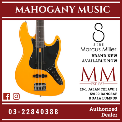 Sire Marcus Miller V3 4 Strings Orange Bass Guitar (2nd Generation)