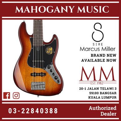 Sire Marcus Miller V3P 5 Strings Bass Guitar Tobacco Sunburst (2nd Generation)