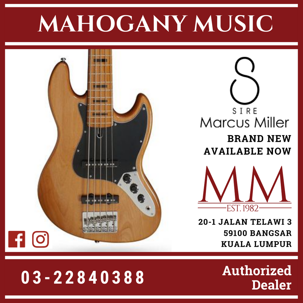 Sire Marcus Miller V5 Alder 5 Strings Natural Bass Guitar (2nd Generation)