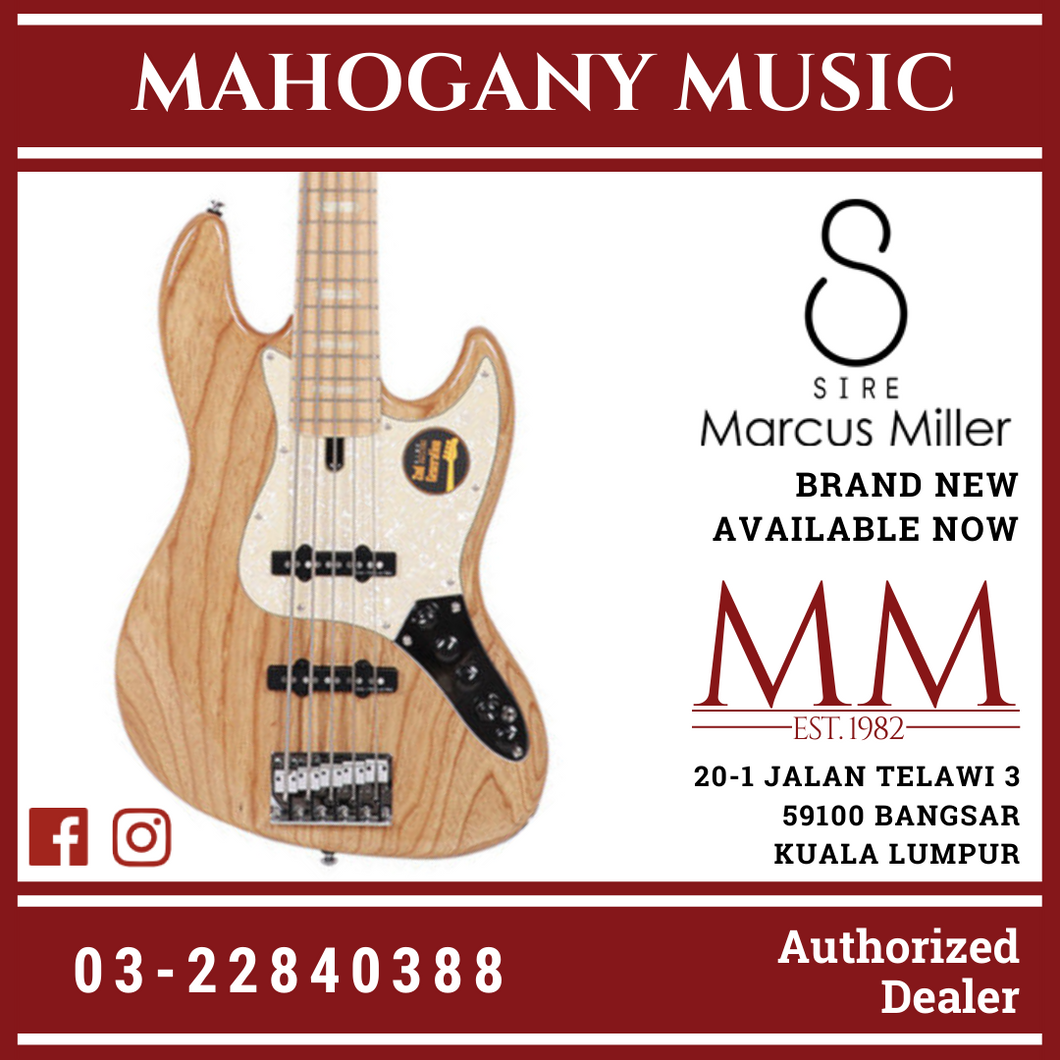 Sire Marcus Miller V7 Alder 5 Strings Natural Bass Guitar (2nd Generation)